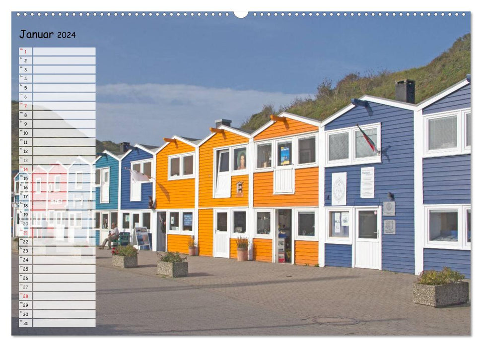 Helgoland - idyllische Nordseeinsel (CALVENDO Wandkalender 2024)