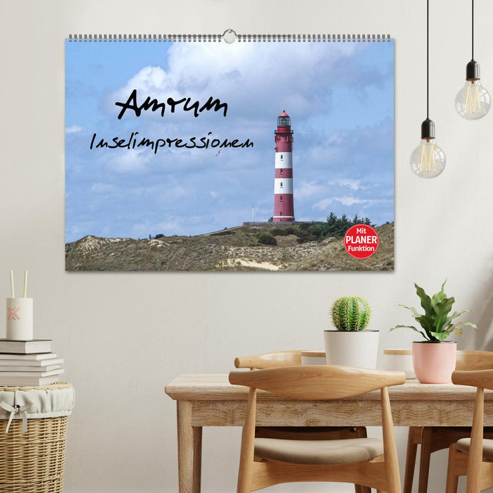 Amrum - impressions d'îles (calendrier mural CALVENDO 2024) 