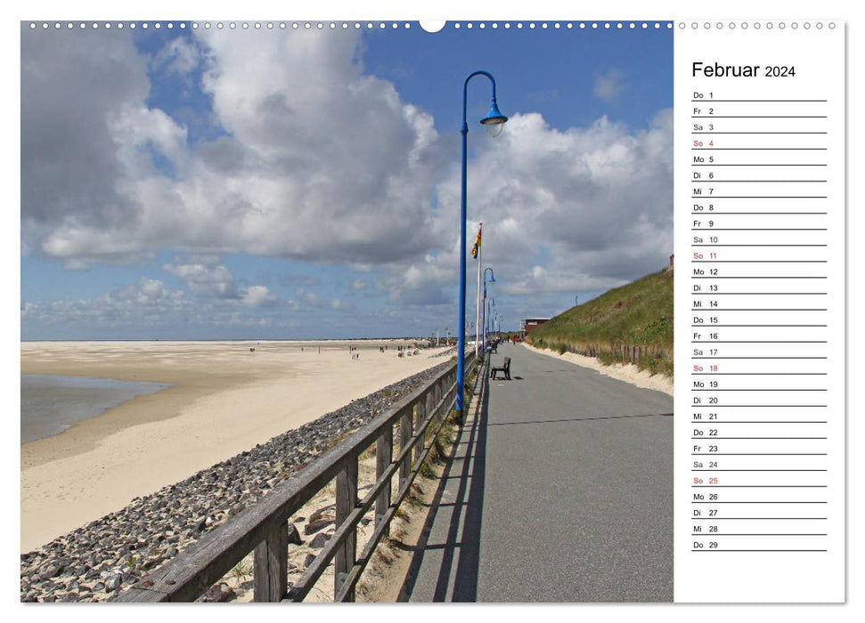 Amrum - impressions d'îles (calendrier mural CALVENDO 2024) 