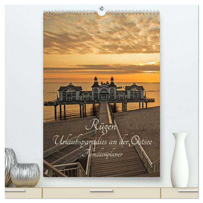 Rügen - Urlaubsparadies an der Ostsee - Familienplaner (CALVENDO Premium Wandkalender 2024)
