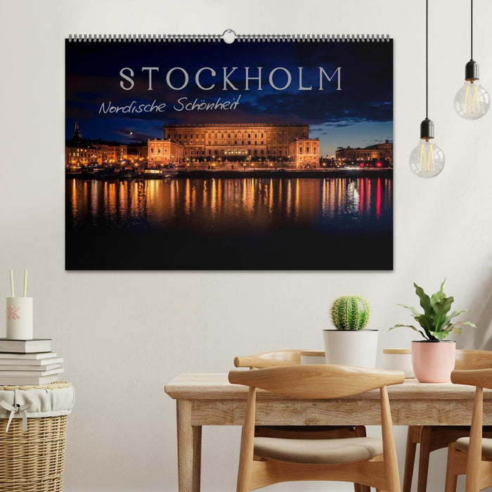 Stockholm - Nordic Beauty (CALVENDO Wall Calendar 2024) 