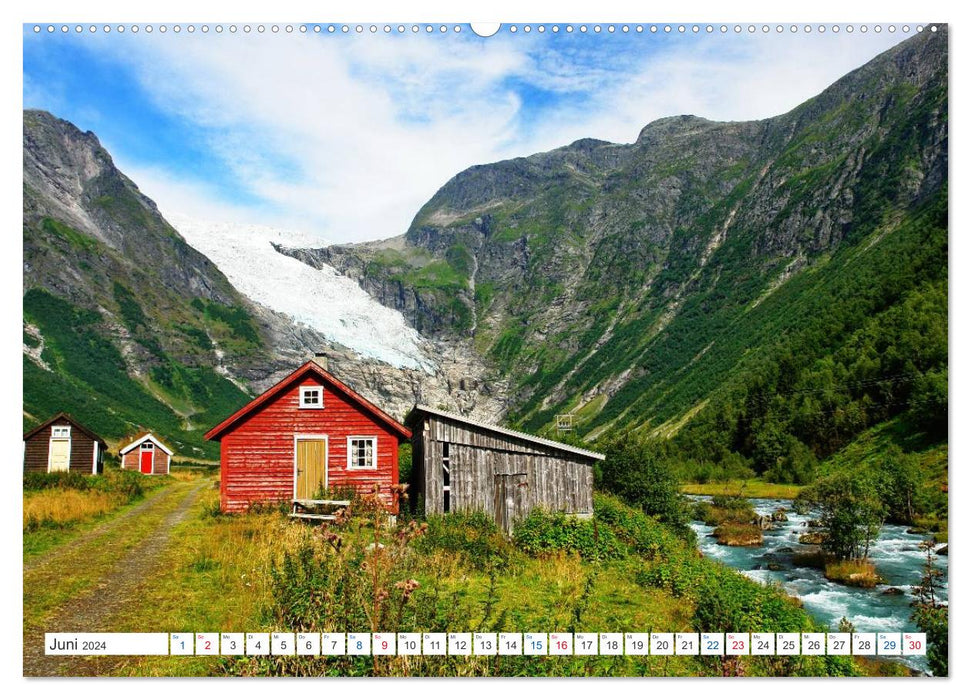 Norwegen PUR (CALVENDO Premium Wandkalender 2024)