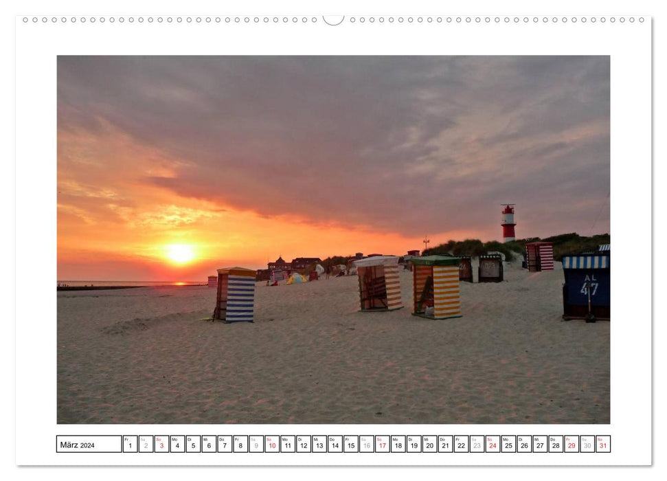 Borkum - Ostfriesische Insel mit Charme (CALVENDO Premium Wandkalender 2024)