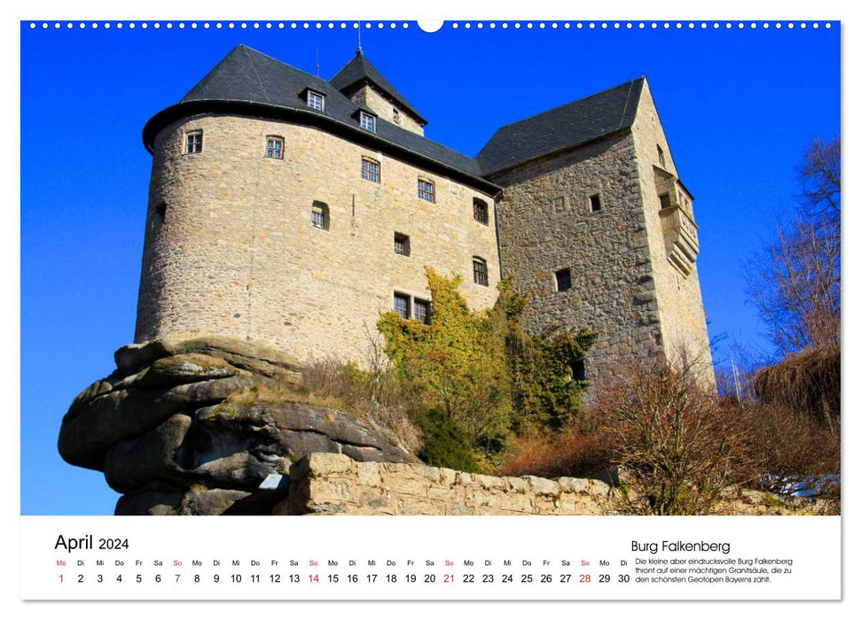 Châteaux d'Allemagne - châteaux, palais et ruines (calendrier mural CALVENDO 2024) 
