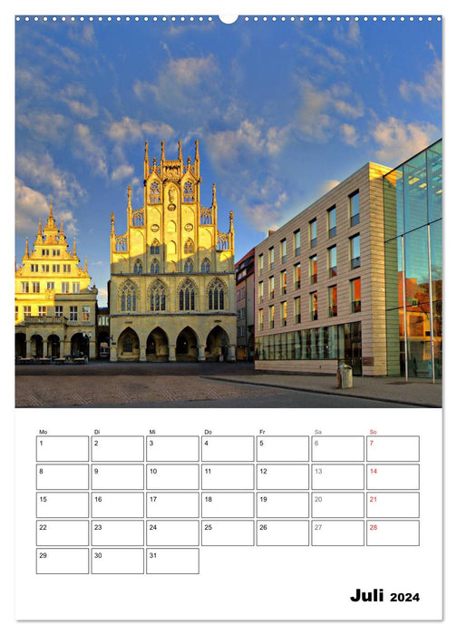 Münster entdecken (CALVENDO Premium Wandkalender 2024)