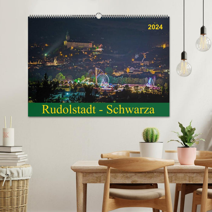 Rudolstadt - Schwarza (Calendrier mural CALVENDO 2024) 