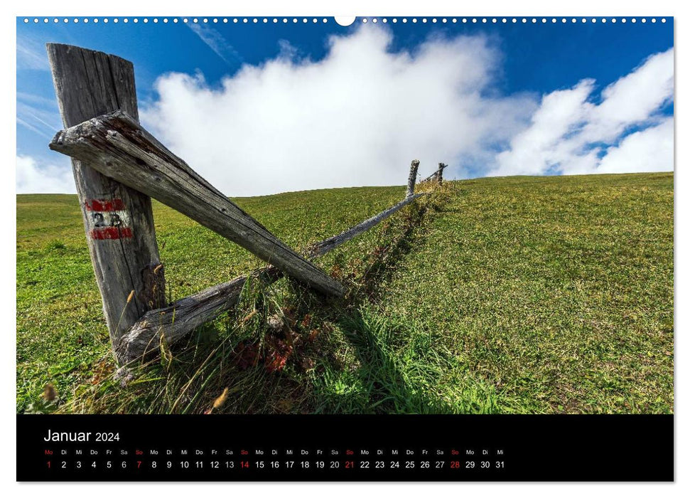 De la Vénétie au Tyrol du Sud (Calvendo Premium Wall Calendar 2024) 