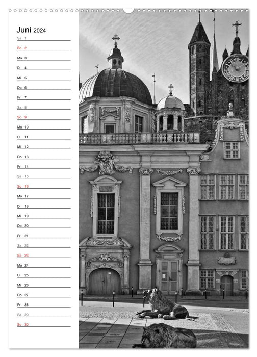 Danzig - Historischer Stadtkern (CALVENDO Wandkalender 2024)