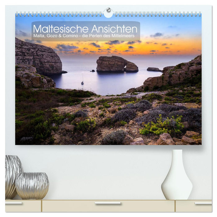 Vues maltaises (Calvendo Premium Calendrier mural 2024) 