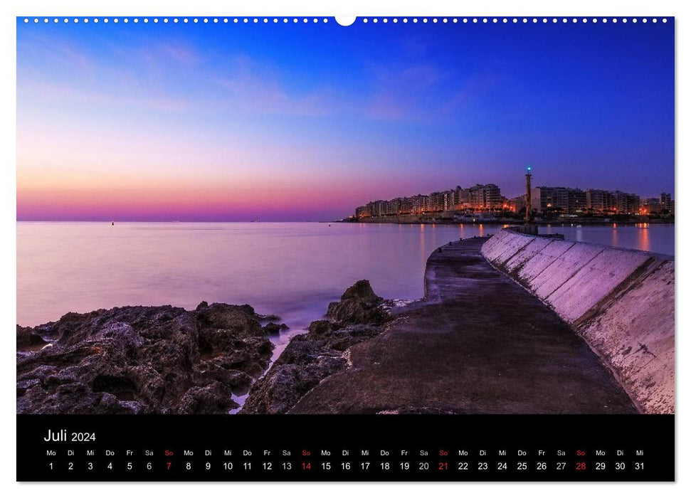 Vues maltaises (Calvendo Premium Calendrier mural 2024) 