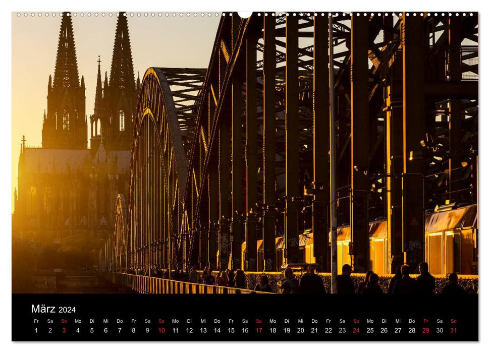 Kölner - Blickwinkel (CALVENDO Wandkalender 2024)