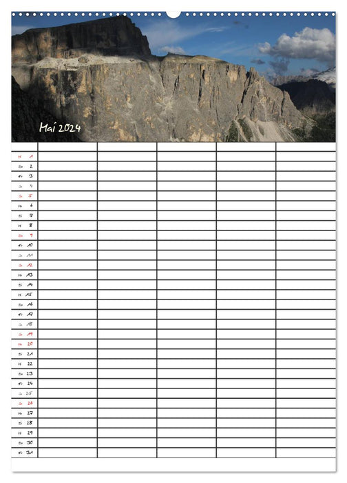 Magische Bergwelten (CALVENDO Premium Wandkalender 2024)