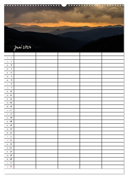 Magische Bergwelten (CALVENDO Premium Wandkalender 2024)