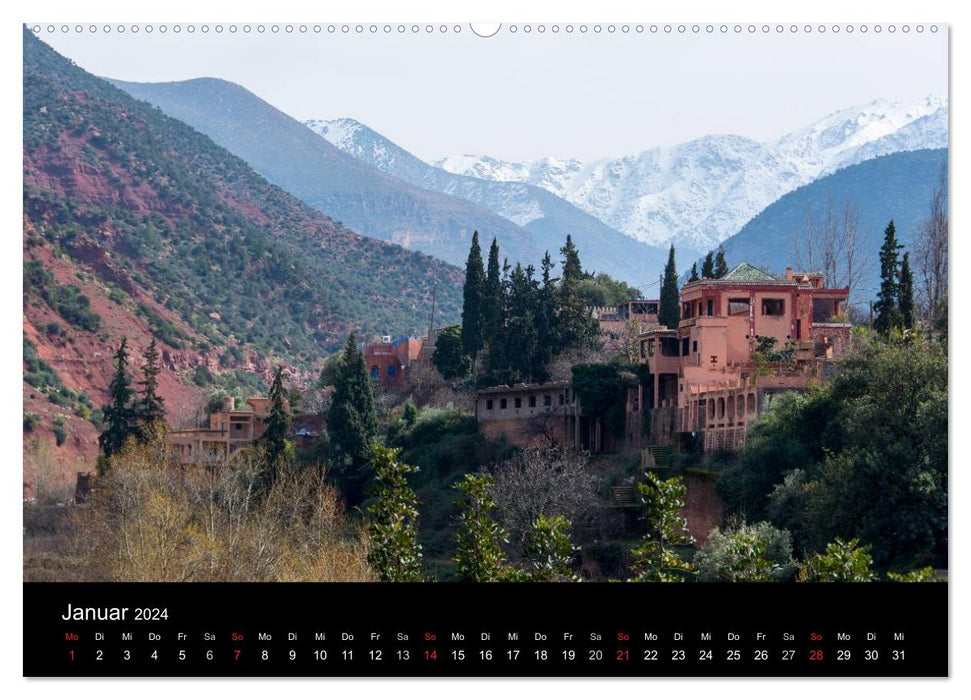 Morocco - Pictures of a tour (CALVENDO wall calendar 2024) 