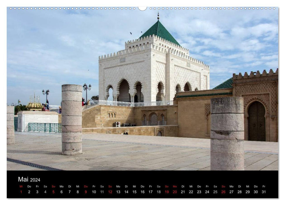 Marokko - Bilder einer Rundreise (CALVENDO Wandkalender 2024)