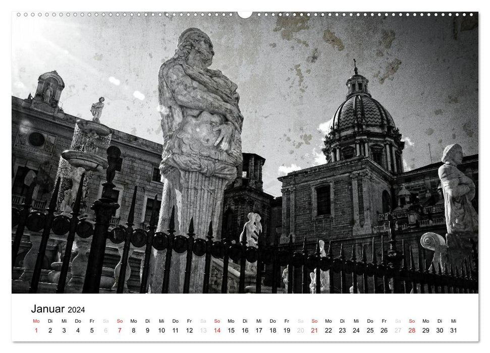 Silberstein portrays Palermo (CALVENDO wall calendar 2024) 