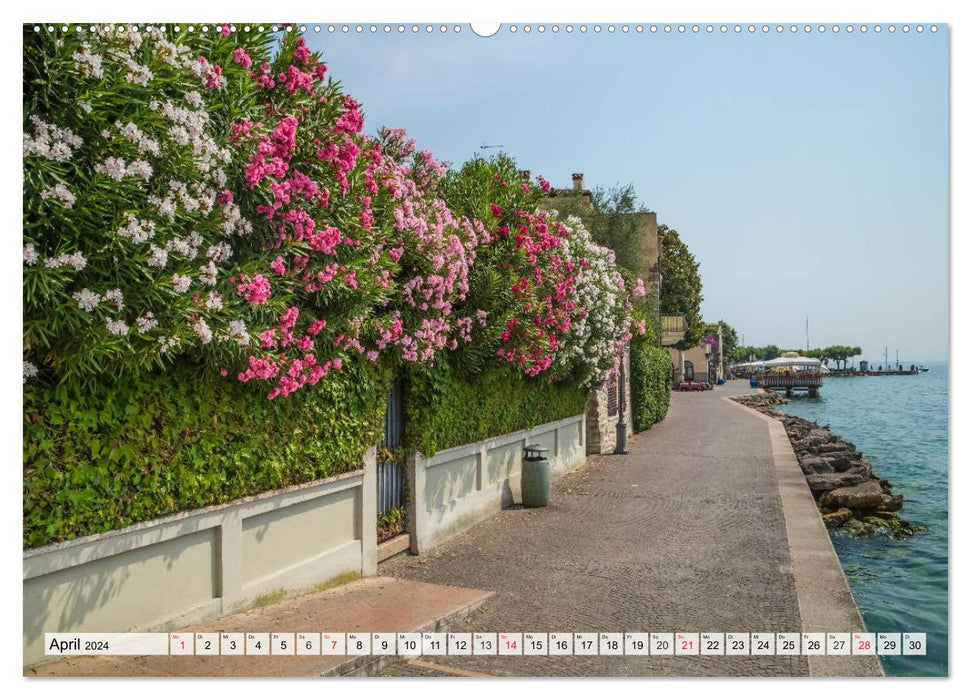 LAC DE GARDE Lieux sur la pittoresque côte est (Calvendo Premium Wall Calendar 2024) 