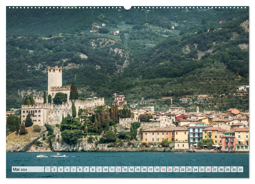 LAC DE GARDE Lieux sur la pittoresque côte est (Calvendo Premium Wall Calendar 2024) 