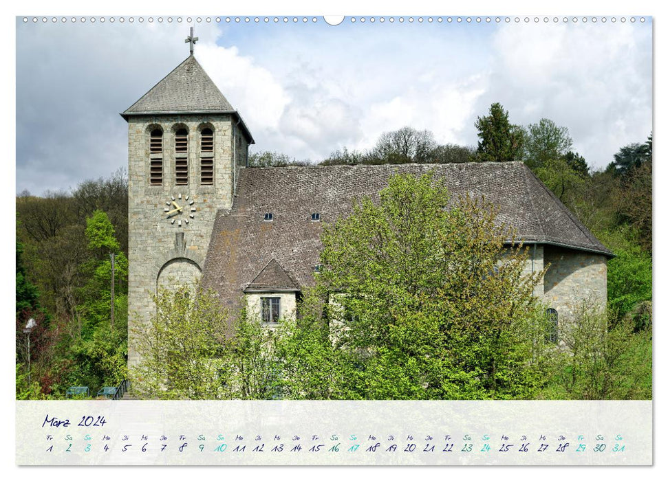 Königstein - station climatique du Taunus (calendrier mural CALVENDO 2024) 