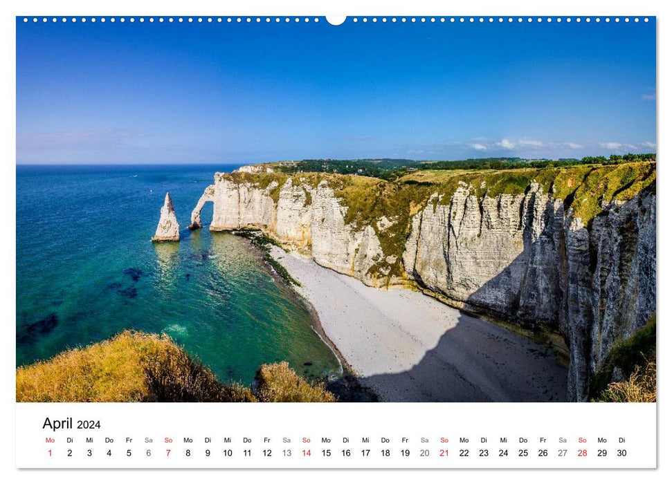 From West to North - a photographic journey from France to Denmark (CALVENDO wall calendar 2024) 