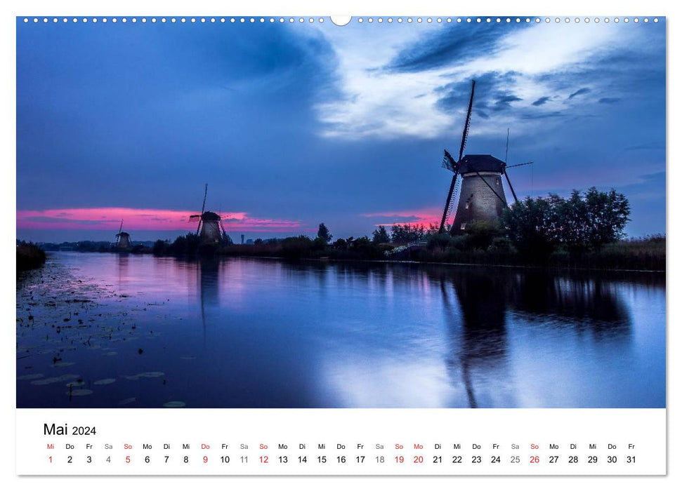 From West to North - a photographic journey from France to Denmark (CALVENDO wall calendar 2024) 