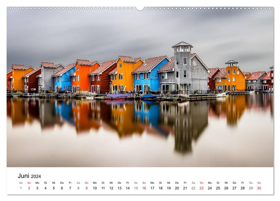 From West to North - a photographic journey from France to Denmark (CALVENDO wall calendar 2024) 