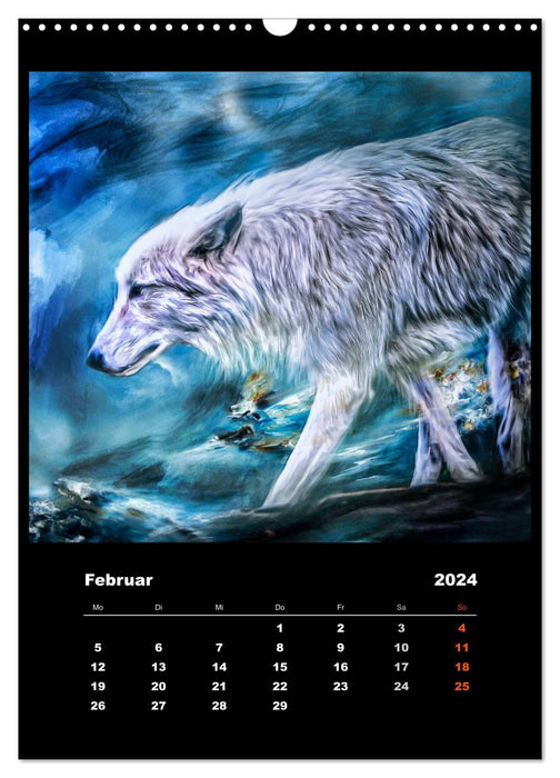 Tierwelt kunterbunt (CALVENDO Wandkalender 2024)