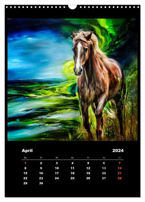 Colorful wildlife (CALVENDO wall calendar 2024) 