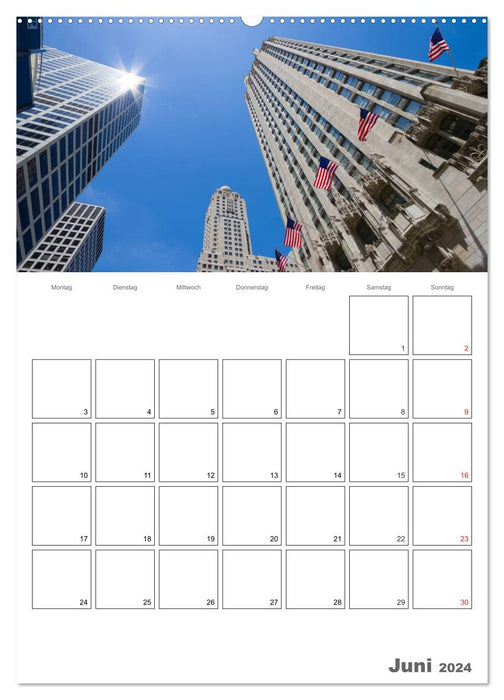 CHICAGO Terminplaner (CALVENDO Wandkalender 2024)