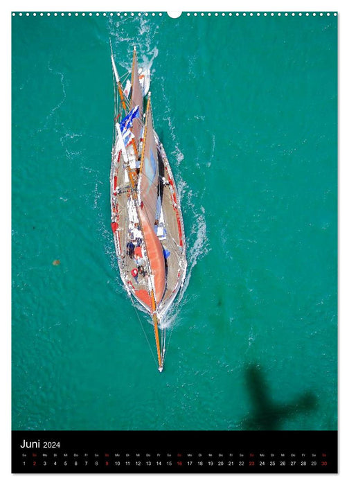 Segelschiffe von damals (CALVENDO Premium Wandkalender 2024)