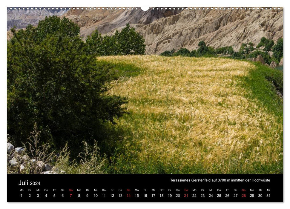 MUSTANG - the hidden kingdom in the Himalayas (CALVENDO Premium Wall Calendar 2024) 