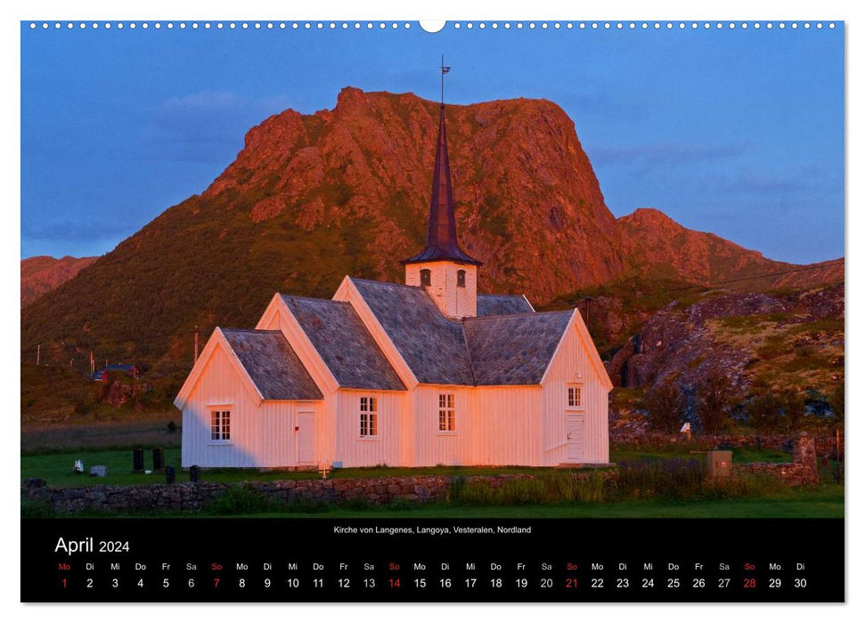 Norwegen (CALVENDO Wandkalender 2024)