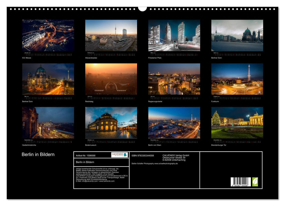 Berlin in pictures (CALVENDO wall calendar 2024) 