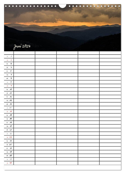 Magical mountain worlds (CALVENDO wall calendar 2024) 