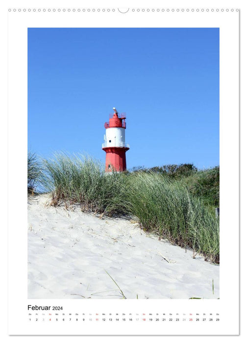 Borkum - Island dreams on the North Sea (CALVENDO wall calendar 2024) 