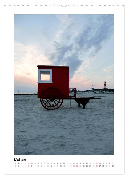 Borkum - Island dreams on the North Sea (CALVENDO wall calendar 2024) 