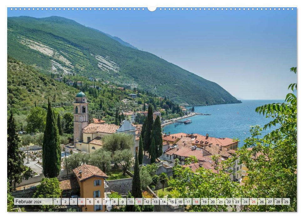 MAGNIFIQUE LAC DE GARDE Riva del Garda et Torbole (Calvendo Premium Wall Calendar 2024) 