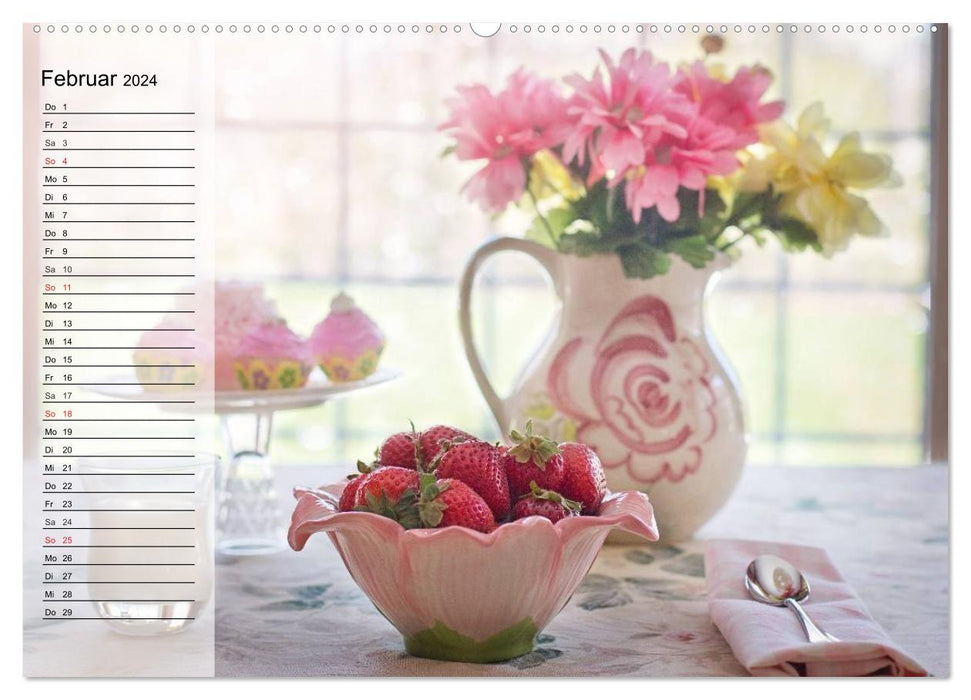 Country house summer. Fragrant still life (CALVENDO Premium Wall Calendar 2024) 