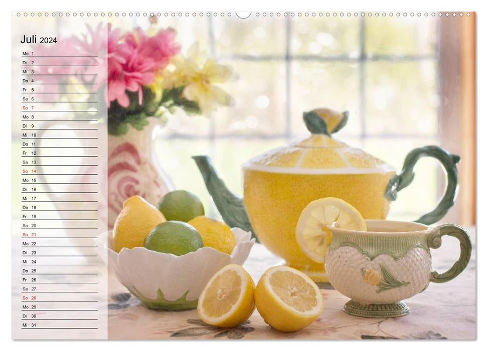 Country house summer. Fragrant still life (CALVENDO Premium Wall Calendar 2024) 