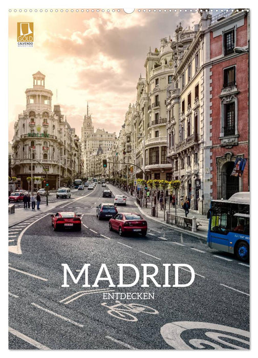 Discover Madrid (CALVENDO wall calendar 2024) 