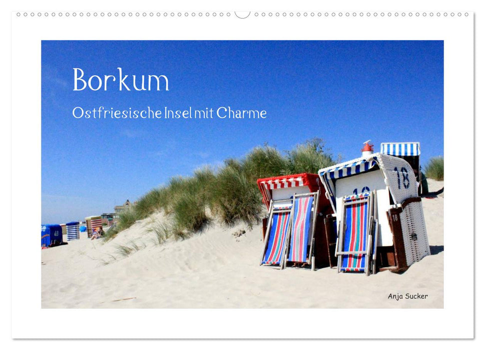 Borkum - Île de Frise orientale avec charme (calendrier mural CALVENDO 2024) 