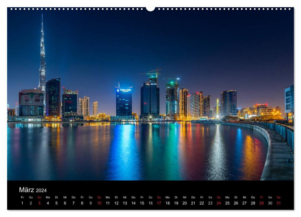 Dubai in pictures (CALVENDO wall calendar 2024) 