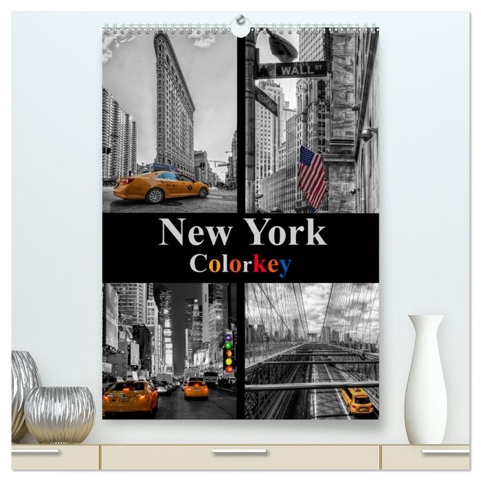 New York Colorkey (CALVENDO Premium Wall Calendar 2024) 
