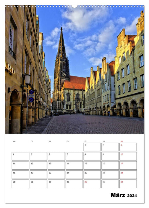 Découvrez Münster (Calendrier mural CALVENDO 2024) 