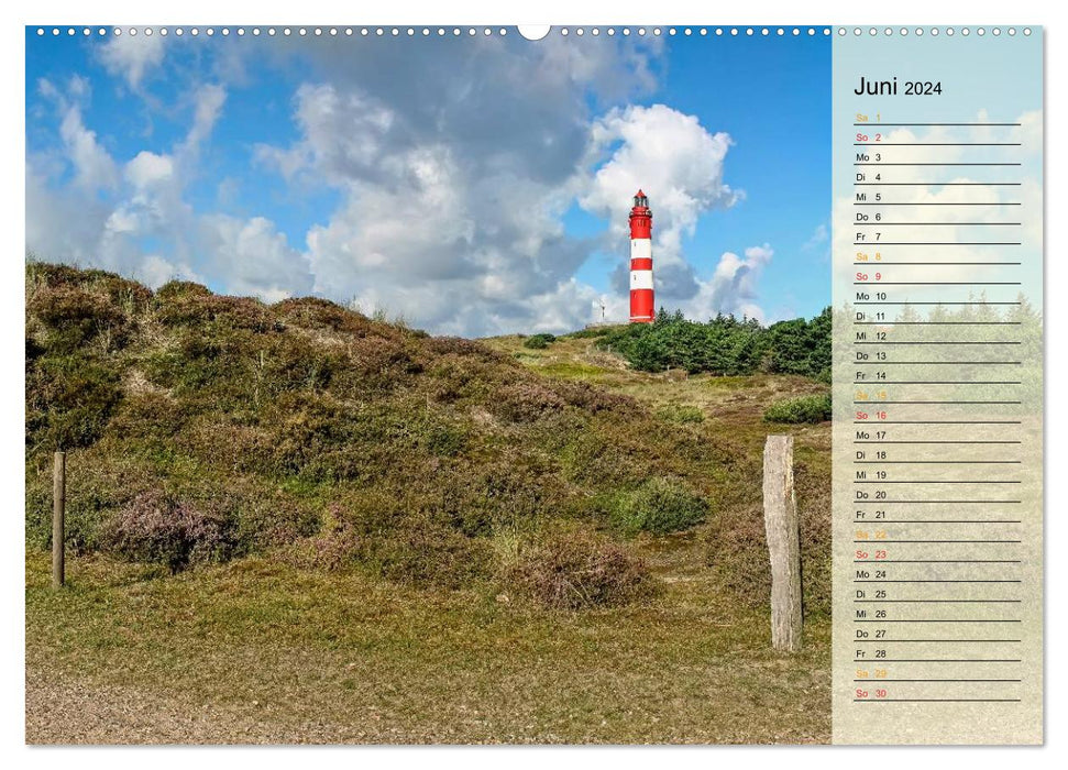Lighthouses - maritime signposts in Germany (CALVENDO wall calendar 2024) 