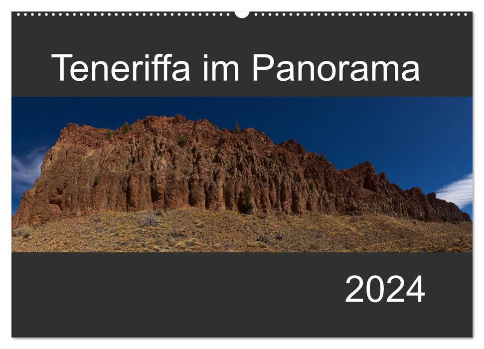 Tenerife in a panorama (CALVENDO wall calendar 2024) 