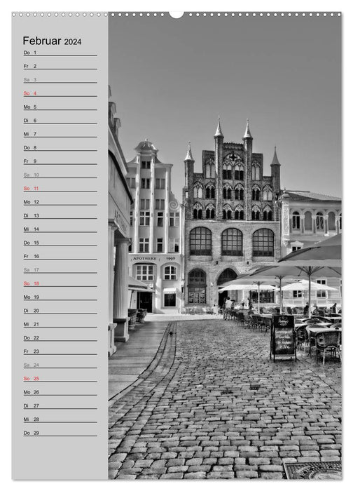 Stralsund. Ein Hauch längst vergangener Zeiten (CALVENDO Premium Wandkalender 2024)