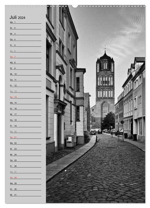 Stralsund. A touch of bygone times (CALVENDO Premium Wall Calendar 2024) 