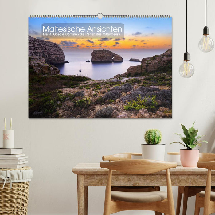 Maltese views (CALVENDO wall calendar 2024) 