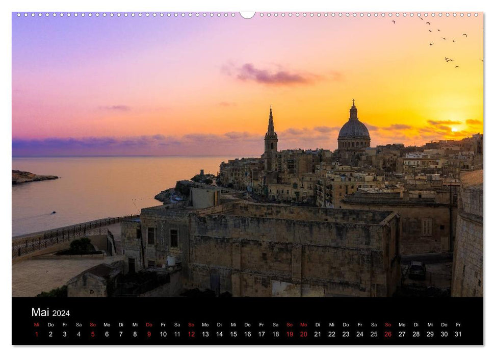 Maltese views (CALVENDO wall calendar 2024) 